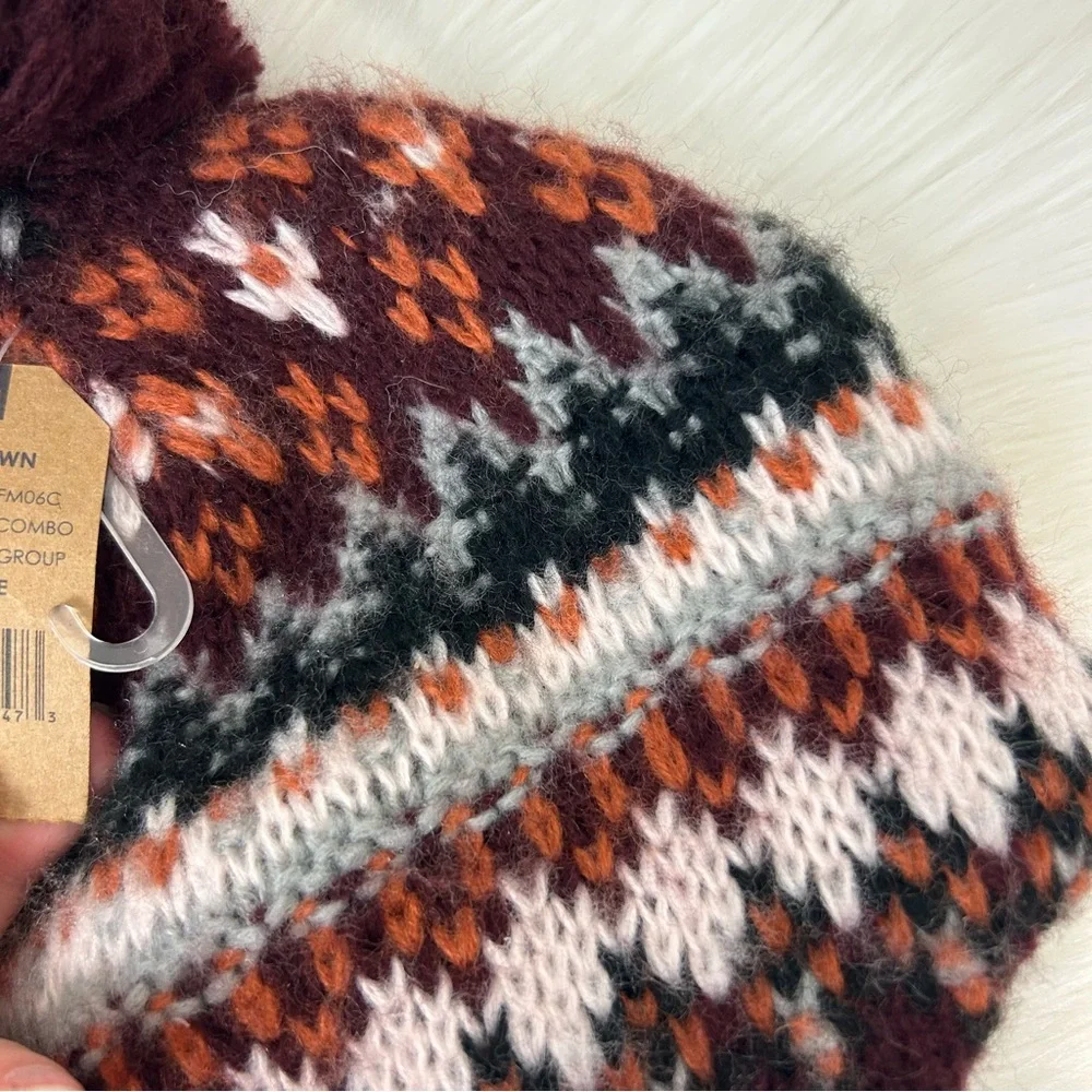 NWT Ruff Hewn Winter Fair Isle Knit Hat